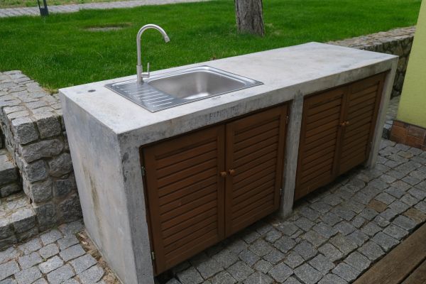 Exterior Cabinet Installation in Wylie
