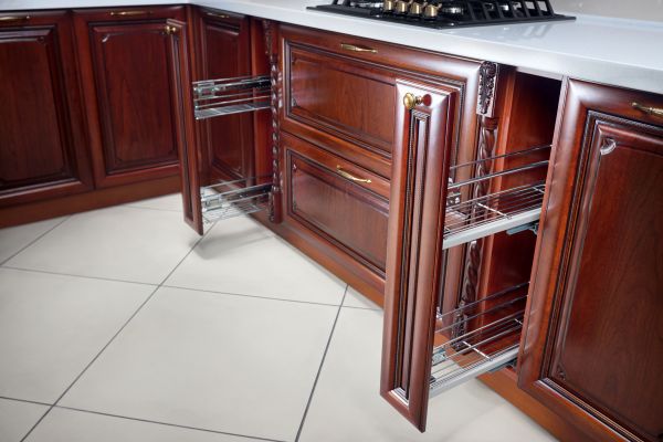 Cherry Cabinet Refacing in Wylie